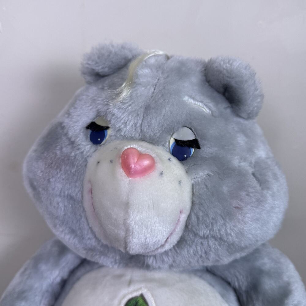 Vintage 1983 Kenner Care Bears Grams BEAR 15" Plush Grandma Gran Gray - Picture 2 of 7